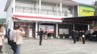 Bawaslu Kabupaten Limapuluh Kota menggelar upacara Hari Kesaktian Pancasila di halaman kantor Bawaslu di kawasan Jalan Raya Negara Tanjung Pati, Minggu (1/10) pagi. (Foto: Ist)