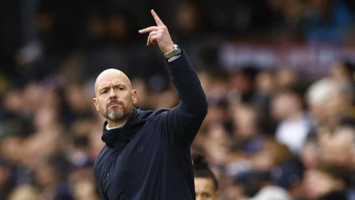 Pelatih Manchester United Erik Ten Hag.